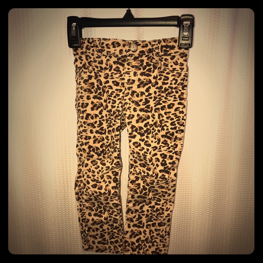 Leopard jeans